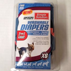 Washable Diapers For X-Small Dog